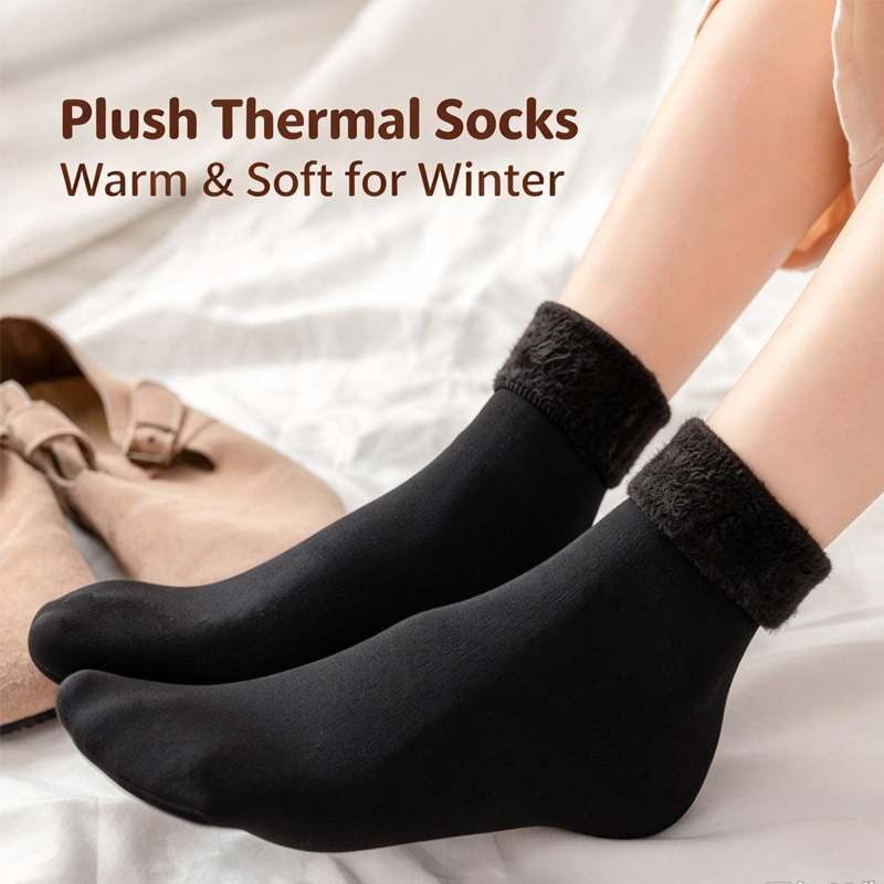 Thermal Sock Winter - 1/2/5/10 Par Nowych Unisexowych Zimowych Grubych