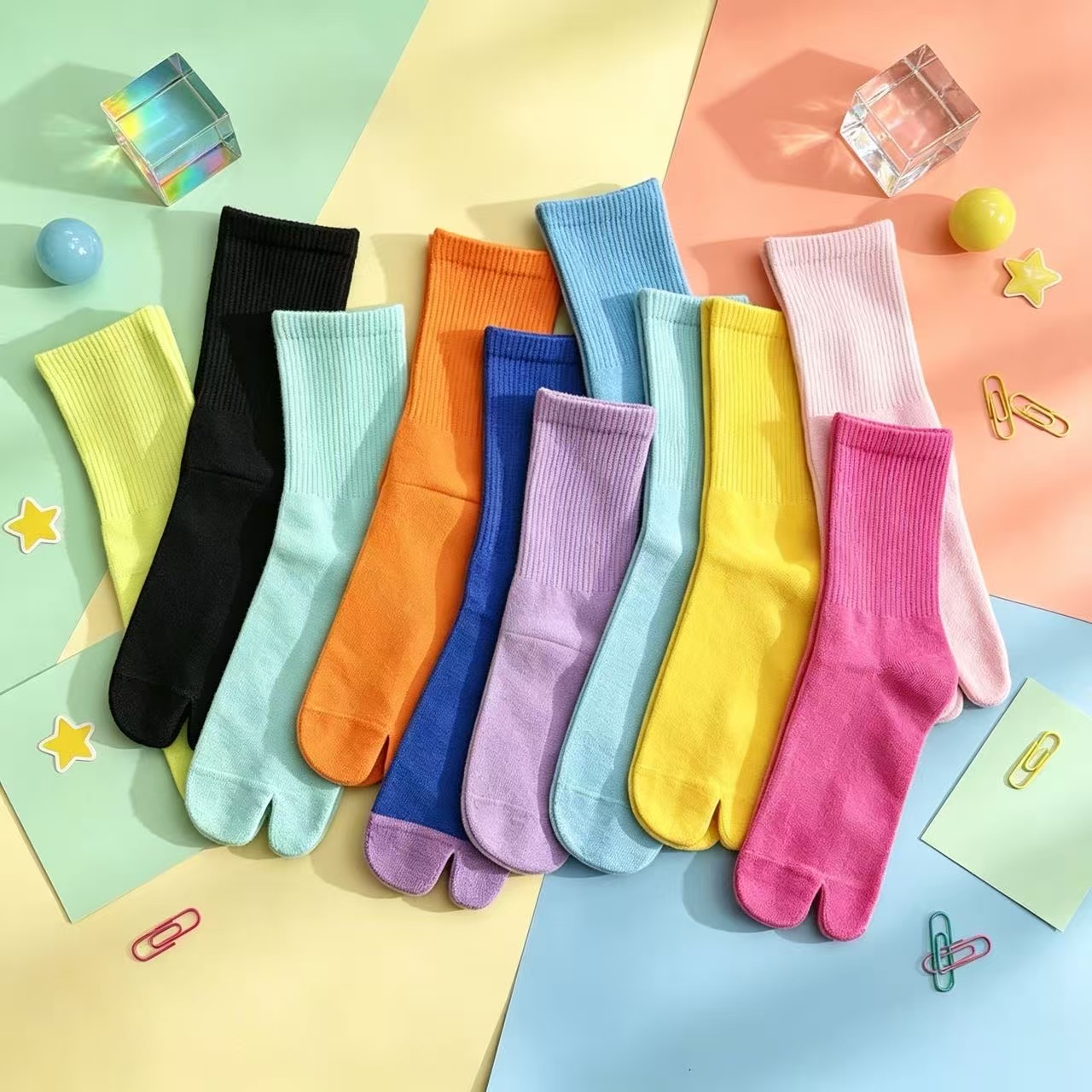 Toe Sock Split - Skarpetki Tabi do połowy łydki w