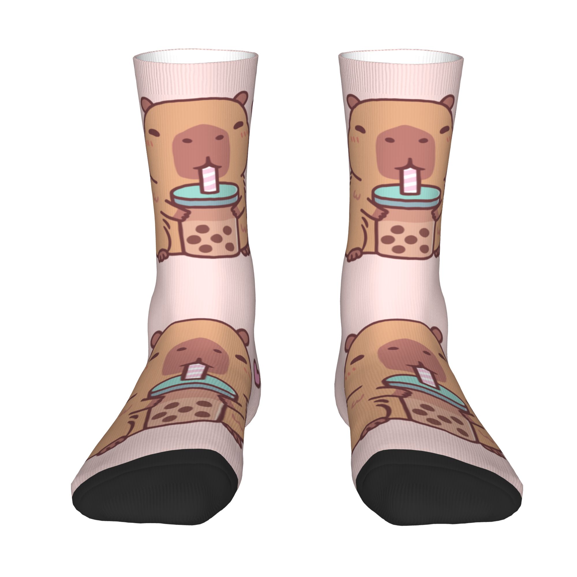 Dress Sock Men - Urocze męskie skarpety z nadrukiem kapibary