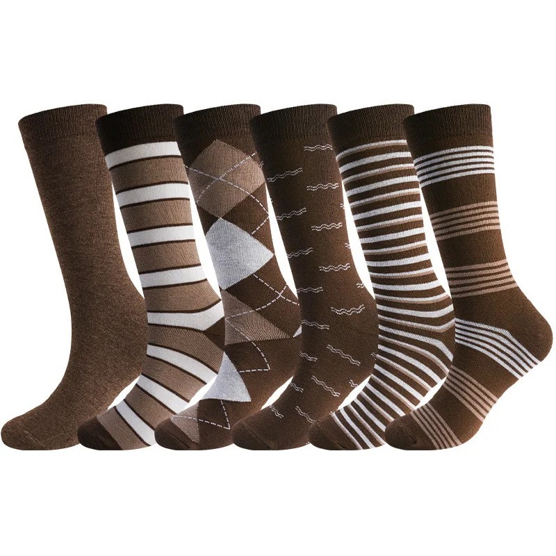 6 par skarpet męskich w stylu  – Dress Sock Men recenzja i cena