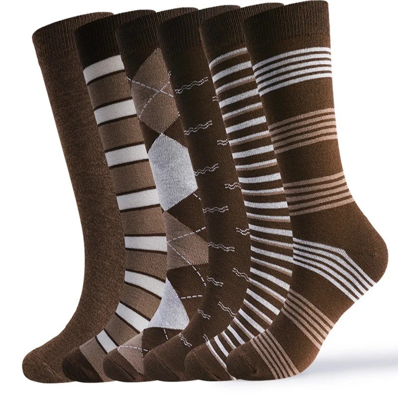 6 par skarpet męskich w stylu  – Dress Sock Men recenzja i cena
