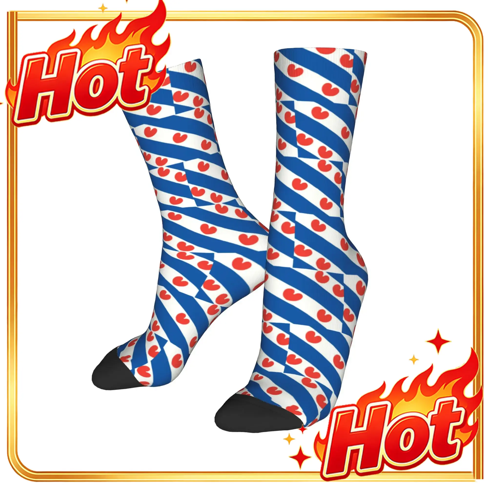 Skarpety męskie z flagą Friesl – Dress Sock Men recenzja i cena